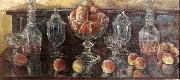 Childe Hassam Still Life with Peaches and Old Glass France oil painting artist